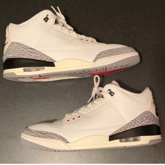 Air Jordan 3 Retro White Cement Black Reimagined Men’s Size 14 DN3707-100 - Picture 2 of 8
